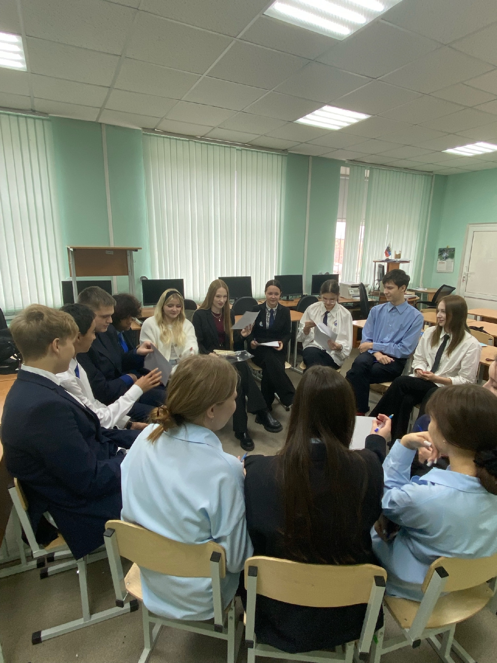 Профориентационный тренинг в МБОУ Лицей №55 г. Пензы